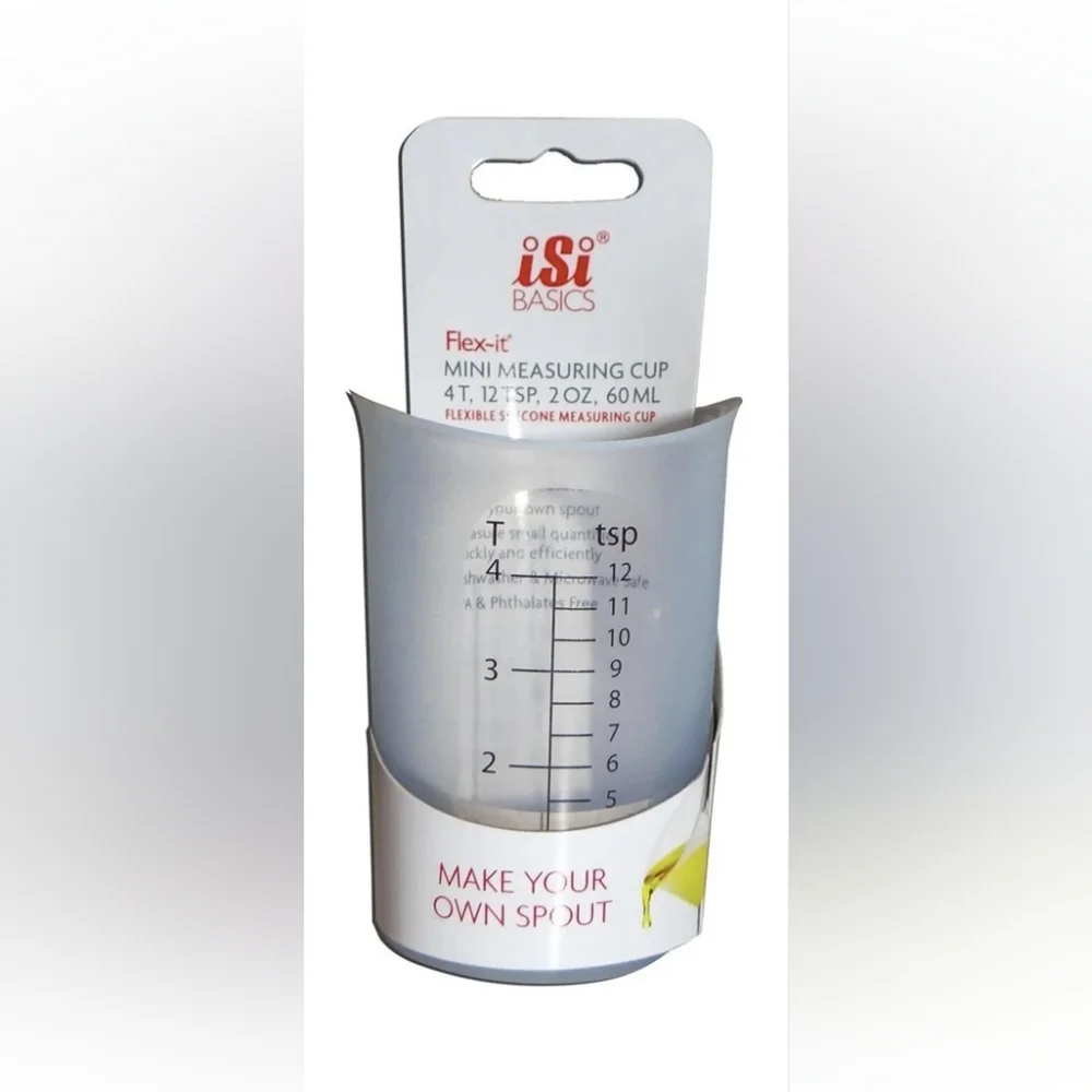 iSi Basics Flex It Mini Measuring Cup 4 Tsp B26900 Clear